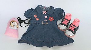 vestidinho com tênis