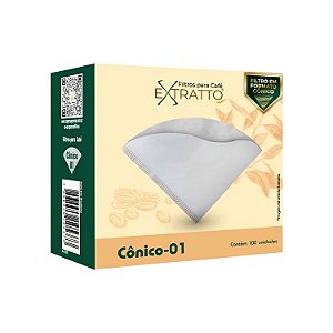 Filtro de Papel Branco para Hario V60 02 – 100 un