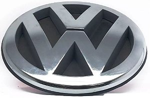 Emblema Logo VW Grade Sorriso Caminhão VW Worker de 1997 à 2000 7100 8100 8140 c/ 18cm