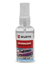 Antiembaçante para Vidros Parabrisa Retrovisor Viseira Moto Box Banho Espelho 60ml - Wurth