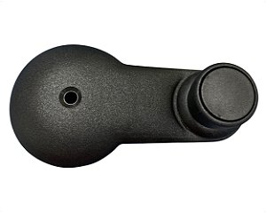 Manivela Regulagem Vidro Manual Porta Plástico Preto para Caminhão Mb de 1982 até 1994