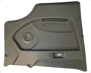 Revestimento Forro Cinza Porta 710 Esquerda Com Bolsa para Acabamento Caminhão MB 1618 / 2318 Moderno