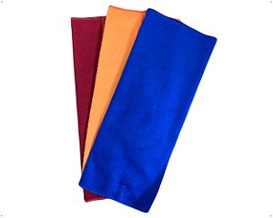 Kit 3 Pçs Toalhas Pano Microfibra Multiuso 30X40cm Limpeza em Geral Macio e Alta Absorção
