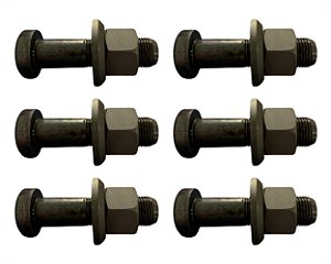 6 Parafuso Fixação Roda Dianteiro 18x70mm Caminhão Vw Até 1994 - 680 / 690 / 790s / 7110s