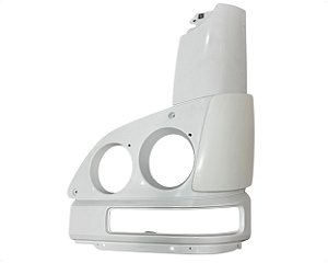 Bojo Plástico Moldura Farol E Defletor LE Branco Para Caminhão MB Accelo