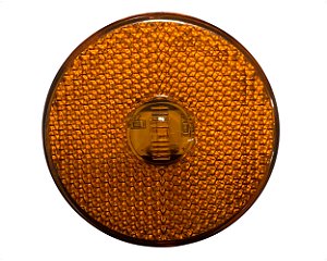 Lanterna Lateral Led Ambar 65mm Sem Suporte Randon Laranja Uso Geral