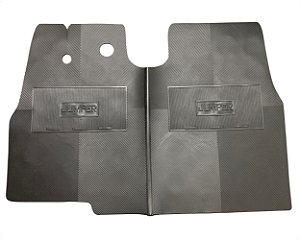 Tapete Dianteiro Borracha Para Citroen Jumper Preto Revestimento Chão