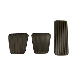 3 Sapata Capa Pedal de Borracha para Freio Embreagem Acelerador Corsa Celta Prisma Chevette Monza
