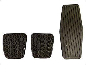 3 Sapata Pedal Borracha Freio Embreagem Acelerador para Astra Vectra Meriva Zafira
