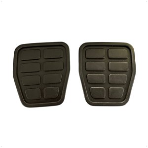 02 Sapata Capa Borracha Pedal Freio Embreagem Para Vw Gol Voyage Santana Passat