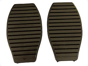 02 Sapata Borracha Pedal Freio Embreagem Para Fiat Linea / Punto de 2008 até 2016