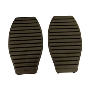 02 Sapata Borracha Pedal Freio Embreagem Para Fiat Linea / Punto de 2008 até 2016