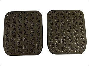 02 Sapata Capa Borracha Pedal Freio Embreagem Para Onix Prisma Spin Cobalt