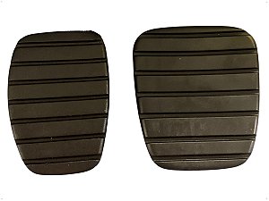 02 Sapata Capa Borracha Pedal Freio Embreagem Para Renault Master de 2014 em diante