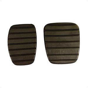 02 Sapata Capa Borracha Pedal Freio Embreagem Para Renault Master de 2014 em diante