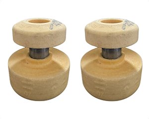 Kit Bucha Coxim Menor E Maior Dianteiro Cabine Standard para Vw Constellation