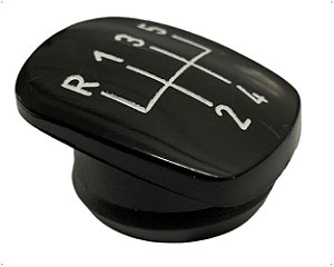 Tampa Manopla Preto 5 Marchas Ré para Frente para Caminhão MB Atego