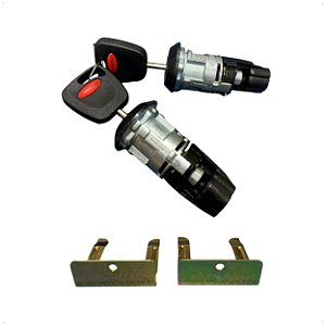 Jogo Cilindro Com Chave Trava Interna Capô para Caminhão Ford Cargo Panda G2 / Ford Fiesta