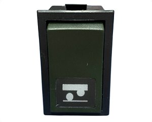 Botão Interruptor Sobe Desce Terceiro Eixo 24V para Caminhão Volvo de 1980 até 2000