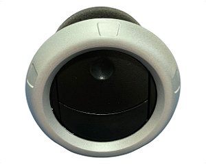 Difusor Ar Lateral E Central Prata Para Ford Fiesta 2007 A 2014