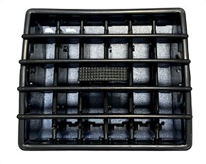 Difusor Ar Lateral E Central Preto Para Vw Gol G2 Bola / Parati G2 / Saveiro G2 / Gol G2 Bola Special