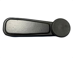 Manivela Regulagem Vidro Porta Metal Preto Para Caminhão Chevrolet de 1985 até 1990