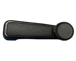 Manivela Regulagem Vidro Porta Plástico Preto Para Caminhão Chevrolet de 1985 até 1990