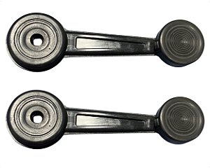 02 Manivela Regulagem Preta Vidro Manual Porta Para Ford Avarento F100 F14000 Belina Corcel
