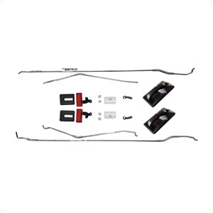Kit Maçaneta E Vareta / Haste da Fechadura Porta Ford Cargo Até 2011 815 1215 4331 1317 4532e