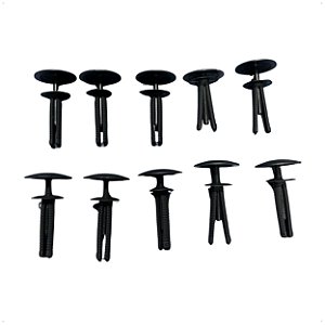 10 Grampos Fixador Defletor Parachoque Para Caminhão Vw de 2000 em Diante