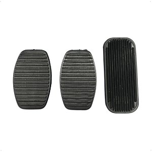 3 Sapata Pedal Freio Embreagem Acelerador Borracha Para Fiat Uno Premio Elba Fiorino