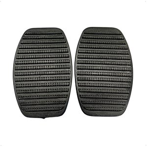 2 Sapata Pedal Borracha Freio Embreagem Para Palio Idea Uno Fiorino Doblo