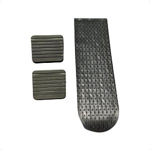 3 Sapata Pedal Freio Embreagem Acelerador Para Vw 1975 em Diante - Fusca Kombi TL Brasilia Variant