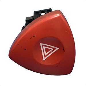 Botão Luz Emergência Pisca Alerta 12v Para Renault Megane Cabriolet Dynamique 2.0 L 16V DOHC L4