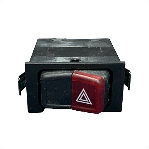 Botão Luz Emergência Pisca Alerta 12v Para Caminhão Vw 7100 8140 24250 40300 Gol Parati Voyage