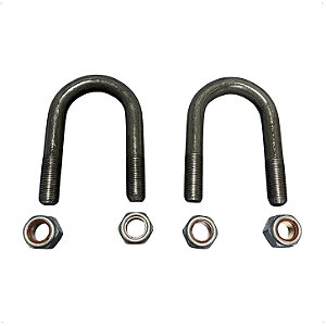 02 Grampo U Bandeja Inferior Dianteira Da Suspensão para Chevrolet A10 A20 C10 D10 D20