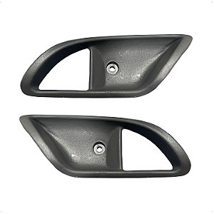 Kit Moldura Maçaneta Interna Porta Lado Esquerdo / Direito Para Caminhão Mb Accelo 715 815 915 1016