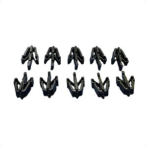 10 Grampos Fixador Parachoque Para Colt Eclipse L200 Pajero Full de 1994 até 2006