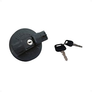 Tampa de combustível - Valvulada - Tanque C/ Rosca Interna - Com Chave Caminhão VW e Ford Cargo após 2000 Constelation Scania Volvo 2Z0201551
