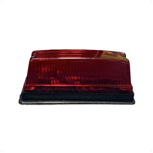 Lanterna Palito Pisca Vigia Teto Bau Furgão Carroceria Vermelho