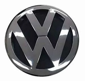 Emblema Logo VW Grade Sorriso Caminhão VW Worker de 1997 à 2000 7100 8100 8140 c/ 18cm