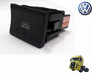 Botão Interruptor Luz Cortesia Interna Cabine VW Constellation 13180 15190 24280 24250 19320 19330 2S2947315