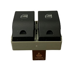 Botão Tecla Acionadora Levantar Vidro Elétrico Duplo - LE Motorista - VW Delivery Express 6160 9170 11180 Constellation