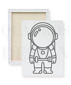 Tela para Pintura Infantil - Astronauta