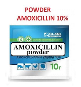 Amoxicilina em pó ultra 10% - 100g - Validade 01/2024