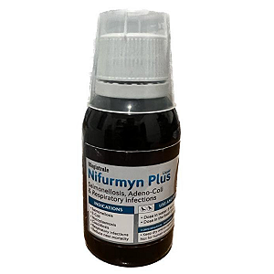 Nifurmyn Plus Liquid  - 100mL - Validade