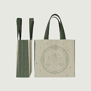 Tote Bag Bolsa Em Tecido Coleção Zodiac - Libra