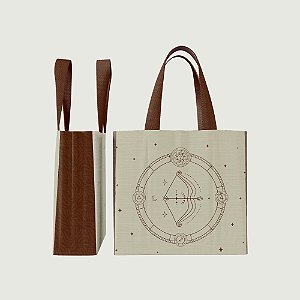 Tote Bag Bolsa Em Tecido Coleção Zodiac - Sagitário