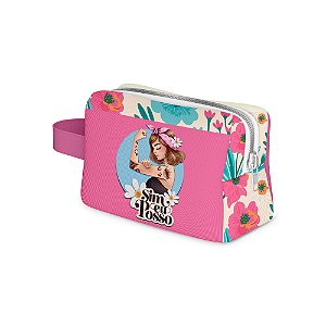 Nécessaire Box em Tecido Sublimado Dia da Mulher Eu Posso