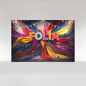 Painel de Festa em Tecido Sublimado Carnaval